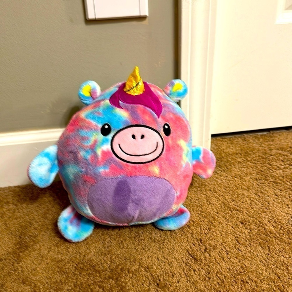 Hoodie blanket w unicorn stuffed animal it turns‎ into brand huggie pets
